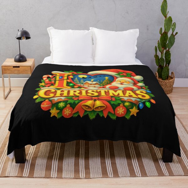 Item preview,  I Love Christmas – Festive Santa Hat Christmas Holiday designed and sold by Genius Geek.