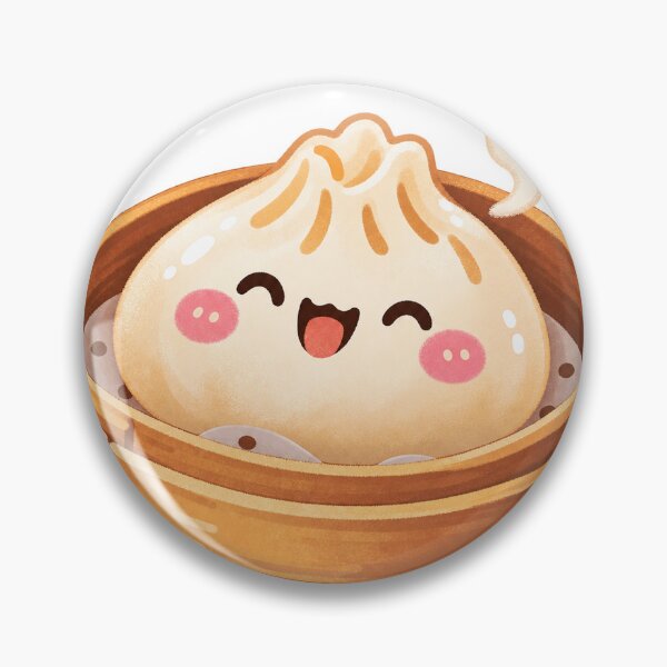 Item preview, Cheerful Kawaii Bao Bun Dim Sum designed and sold by LongIslandDesgn.