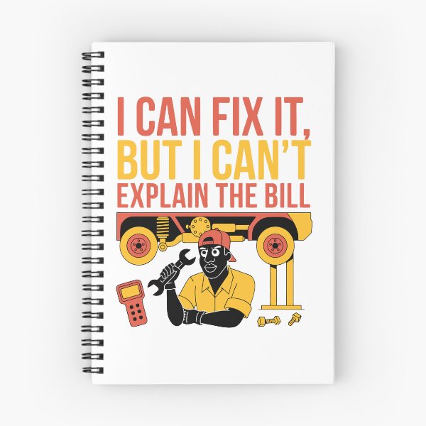 Item preview, I Can Fix It But I Can't Explain the Bill Mechanic Humor designed and sold by Design-Pro-21.
