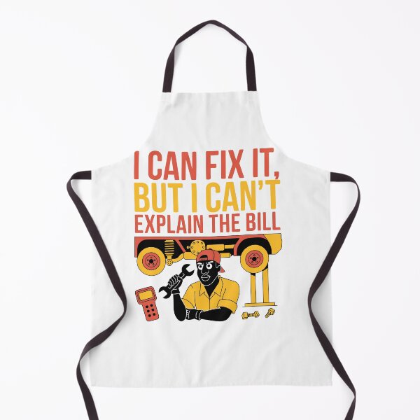 Item preview, I Can Fix It But I Can't Explain the Bill Mechanic Humor designed and sold by Design-Pro-21.