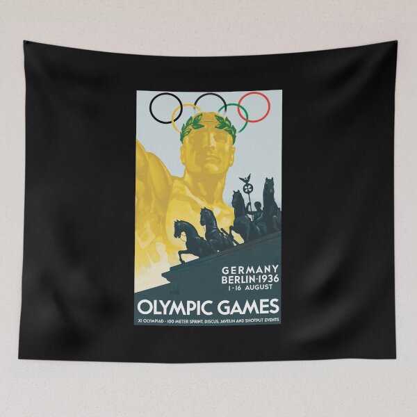 Item preview, 1936 Berlin Olympic Games Retro Poster Art designed and sold by Kayliietrichdgg.