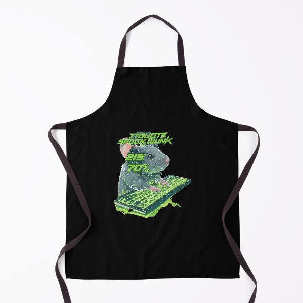 Item preview, Glowing Rodent Gamer Typing On Keyboard designed and sold by Leonelpinkaf.