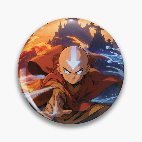 Item preview, Happy Halloween Anime Avatar Elemental Power Poster designed and sold by GSJGROUP.