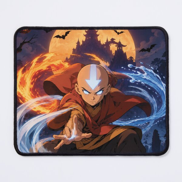 Item preview, Happy Halloween Anime Avatar Elemental Power Poster designed and sold by GSJGROUP.