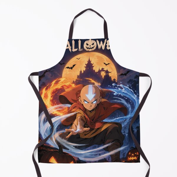 Item preview, Happy Halloween Anime Avatar Elemental Power Poster designed and sold by GSJGROUP.