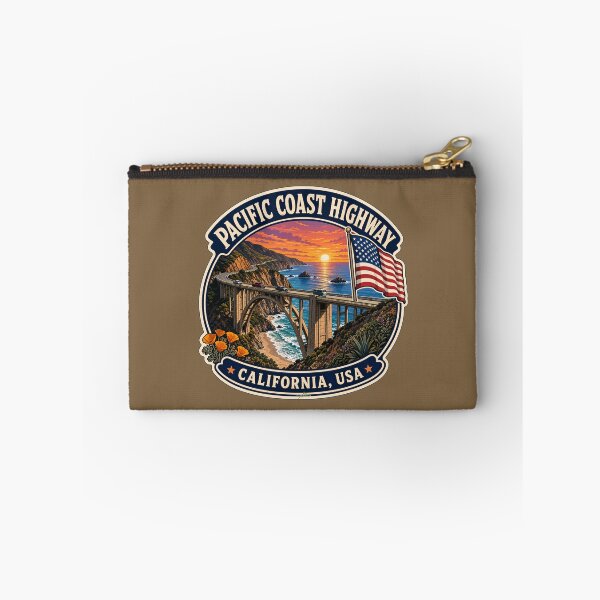 Item preview, Pacific Coast Highway California USA Sticker TShirt 03 designed and sold by OuterShellUK.