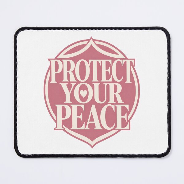 Item preview, Protect Your Peace – Soft Life & Self Love Design designed and sold by CosmicQuietStudio.