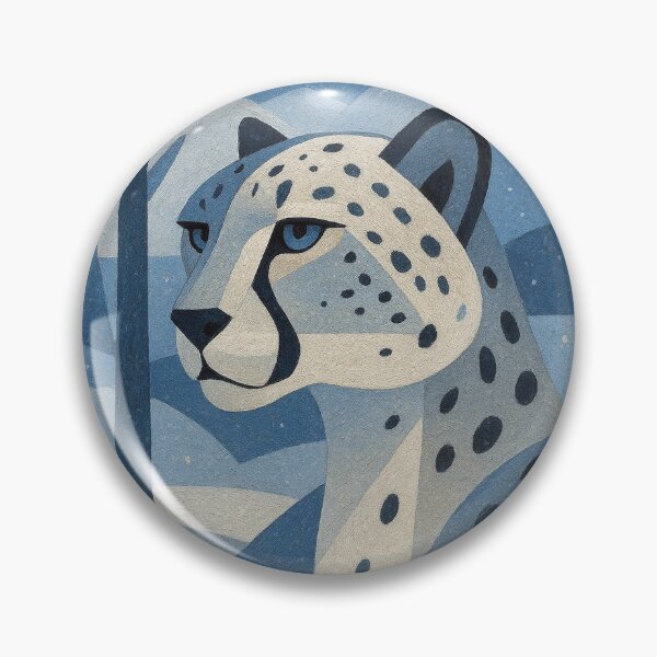 Item preview, Snow leopard - a Geometric illustration. designed and sold by GalleryKauffeld.