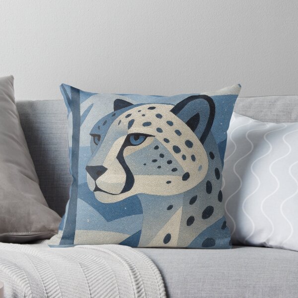 Item preview, Snow leopard - a Geometric illustration. designed and sold by GalleryKauffeld.