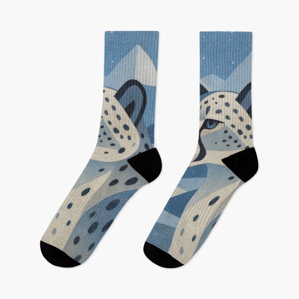 Item preview, Snow leopard - a Geometric illustration. designed and sold by GalleryKauffeld.