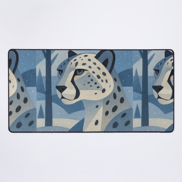 Item preview, Snow leopard - a Geometric illustration. designed and sold by GalleryKauffeld.