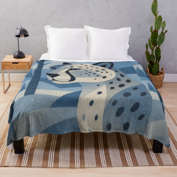 Item preview, Snow leopard - a Geometric illustration. designed and sold by GalleryKauffeld.