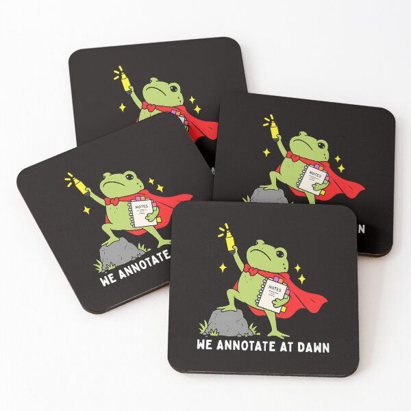 Item preview, We Annotate At Dawn Funny Frog English Teacher Reader designed and sold by torildorxop.