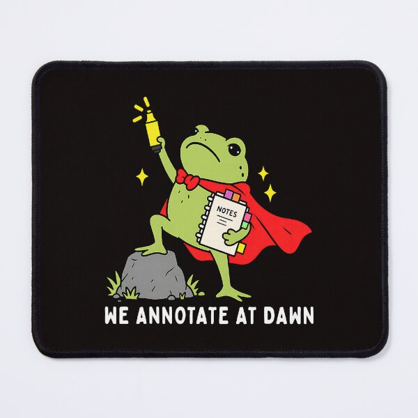 Item preview, We Annotate At Dawn Funny Frog English Teacher Reader designed and sold by torildorxop.
