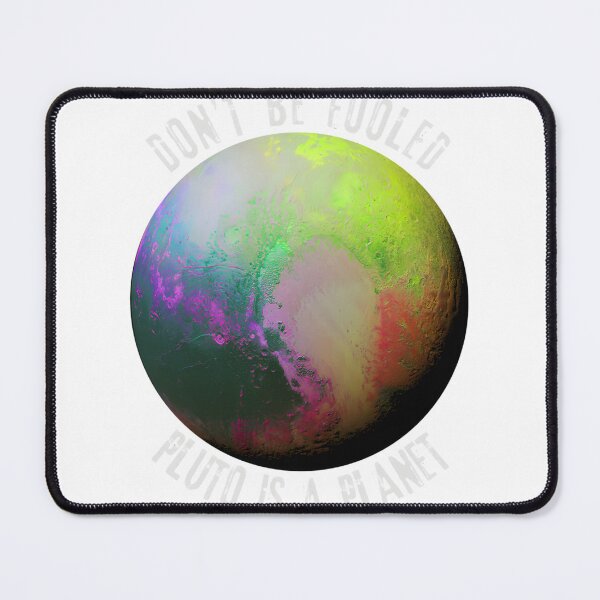 Item preview, Stunning Photo of Pluto Celestial Body with Planetary Features and Space Background designed and sold by LukisanHana.