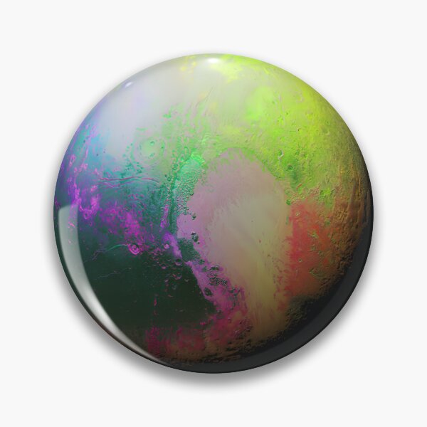 Item preview, Stunning Photo of Pluto Celestial Body with Planetary Features and Space Background designed and sold by LukisanHana.
