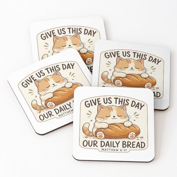 Item preview, Matthew 6:11 Give Us This Day Our Daily Bread designed and sold by plushism.