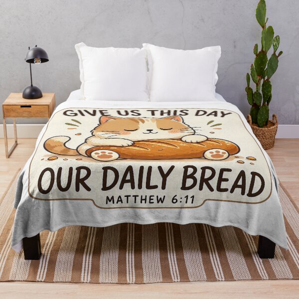 Item preview, Matthew 6:11 Give Us This Day Our Daily Bread designed and sold by plushism.