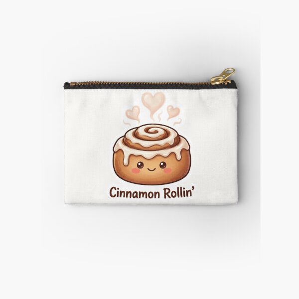 Item preview, Cinna‑Mon Rollin’ Cute Cinnamon Roll Sticker designed and sold by Cerys-GS.