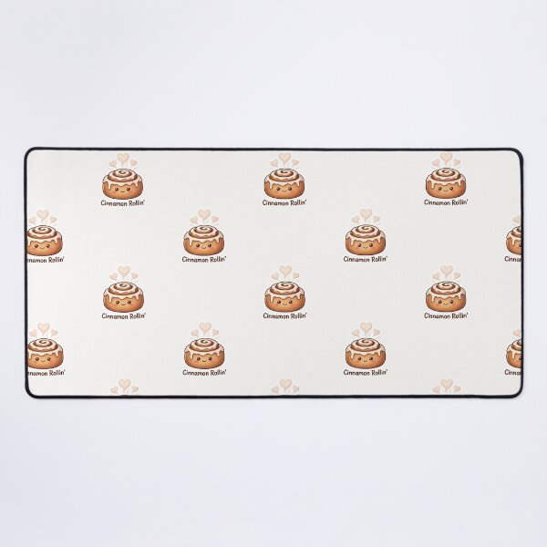 Item preview, Cinna‑Mon Rollin’ Cute Cinnamon Roll Sticker designed and sold by Cerys-GS.