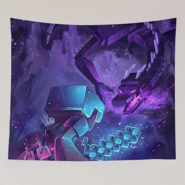 Item preview, Poster Minecraft Epic Enderdragon Battle designed and sold by johnhaugg.