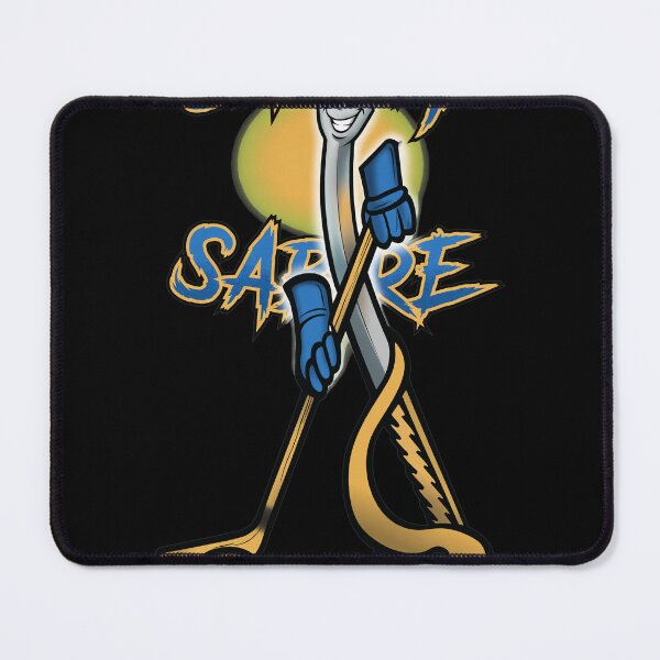 Item preview, Sammy Sabre Mascot Retro Hockey Design designed and sold by Kayliietrichdgg.