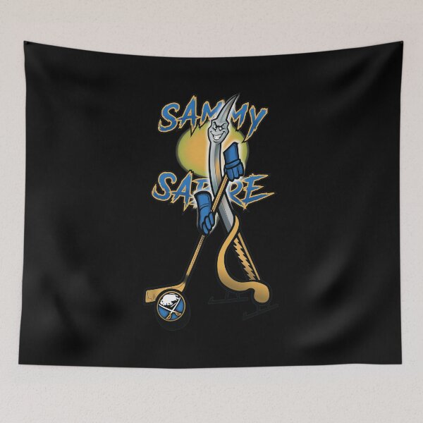 Item preview, Sammy Sabre Mascot Retro Hockey Design designed and sold by Kayliietrichdgg.