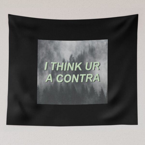 Item preview, I Think Ur A Contra Misty Forest Aesthetic designed and sold by Leonelpinkaf.