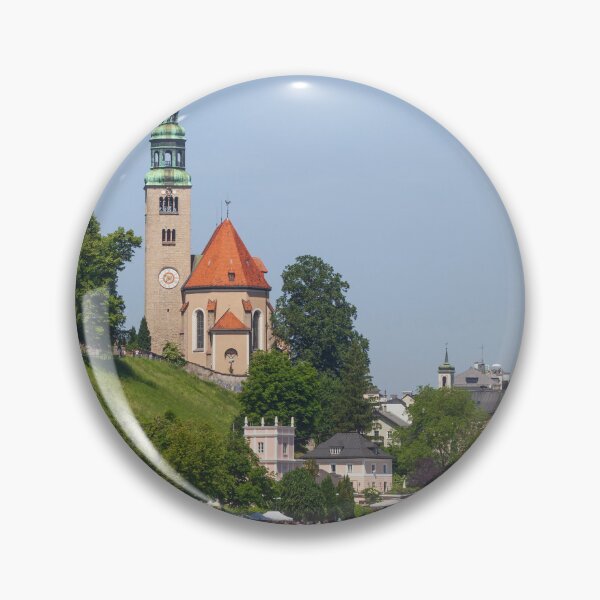 Item preview, Mülln Parish Church with the Salzach River, City of Salzburg, Salzburg designed and sold by Torsten  Krüger.