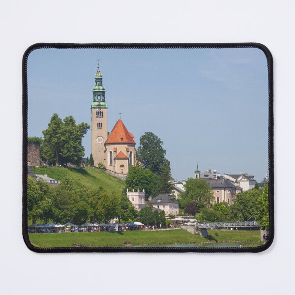 Item preview, Mülln Parish Church with the Salzach River, City of Salzburg, Salzburg designed and sold by Torsten Krüger.