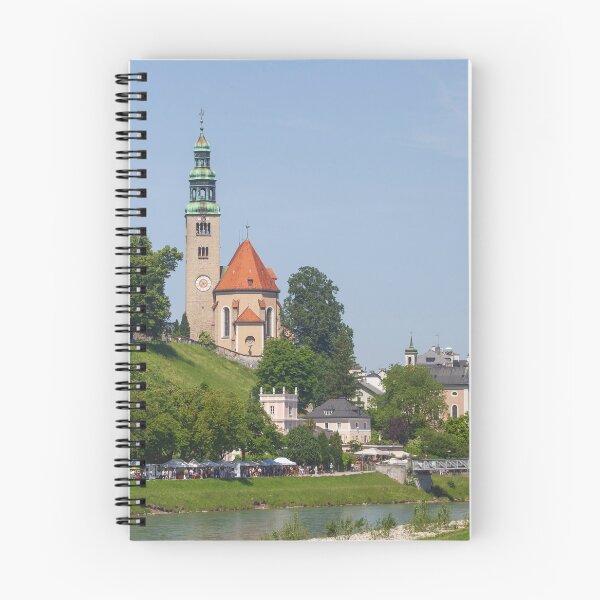 Item preview, Mülln Parish Church with the Salzach River, City of Salzburg, Salzburg designed and sold by Torsten  Krüger.