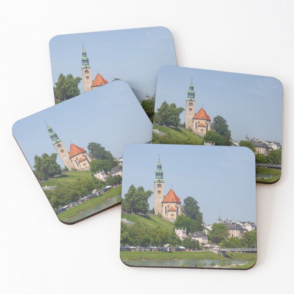 Item preview, Mülln Parish Church with the Salzach River, City of Salzburg, Salzburg designed and sold by Torsten  Krüger.