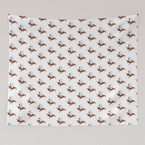 Item preview, Whimsical Snoopy Soaring on a Magical Flying Carpet Illustration designed and sold by MasonTheGamer.