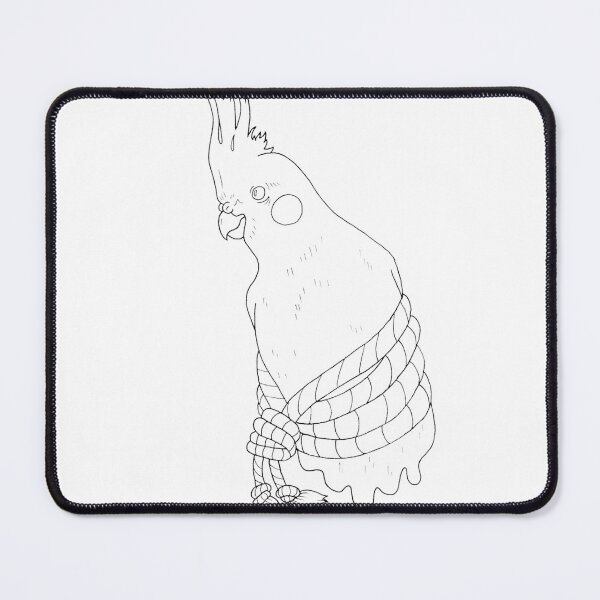 Item preview, Trapped Bird Artwork - Symbolic Illustration of Freedom and Restraint designed and sold by coldhorizon.