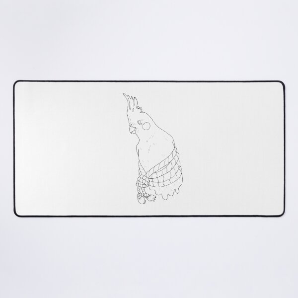 Item preview, Trapped Bird Artwork - Symbolic Illustration of Freedom and Restraint designed and sold by coldhorizon.