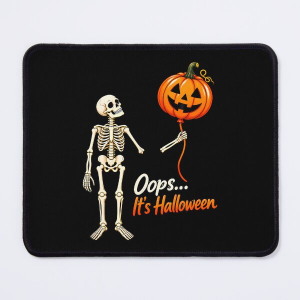 Item preview, Skeleton Lost Balloon Pumpkin Funny Creepy Halloween designed and sold by PAROSSA.