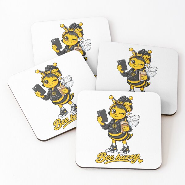 Artikelvorschau, Niedliche Bienen-Chill-Vibes – Lächeln & Entspannen entworfen und verkauft von Smiling Mood Tees.