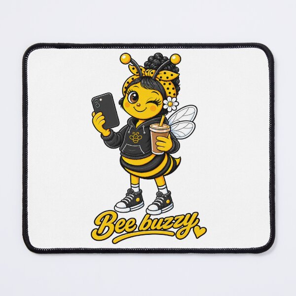Item preview, Cute Bee Chill Vibes – Smile & Relax designed and sold by Smiling Mood Tees.