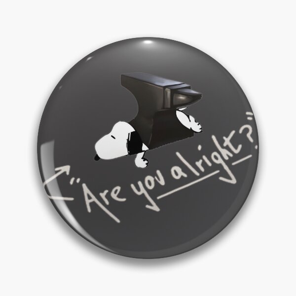 Item preview, Are You Alright Anvil Crush Funny Humorous Dog Design designed and sold by MasonTheGamer.