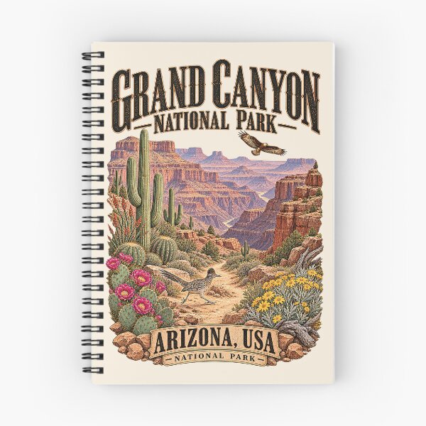 Item preview, Grand Canyon National Park, Arizona, USA [Vintage Illustration] designed and sold by elektronen.