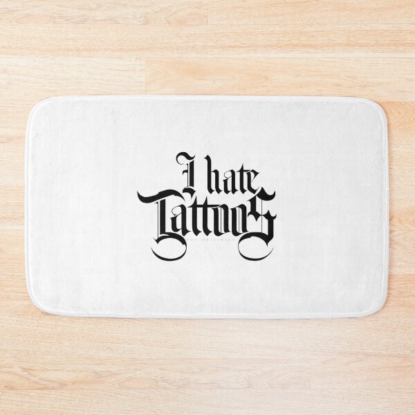 Item preview, I Hate Tattoos Funny Anti-Tattoo Statement Design designed and sold by drbiz1.
