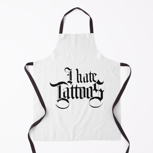 Item preview, I Hate Tattoos Funny Anti-Tattoo Statement Design designed and sold by drbiz1.