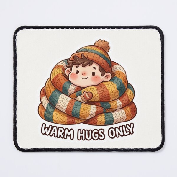 Item preview, Warm Hugs Only Cute Autumn Sticker designed and sold by Cerys-GS.