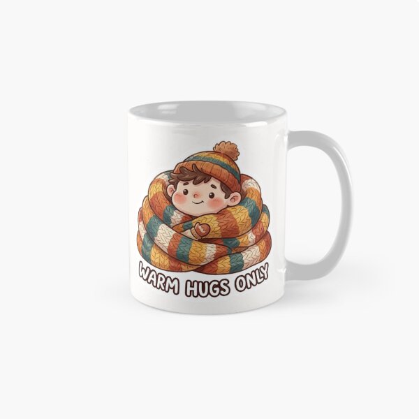 Item preview, Warm Hugs Only Cute Autumn Sticker designed and sold by Cerys-GS.