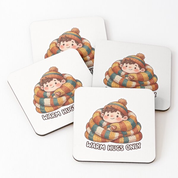Item preview, Warm Hugs Only Cute Autumn Sticker designed and sold by Cerys-GS.