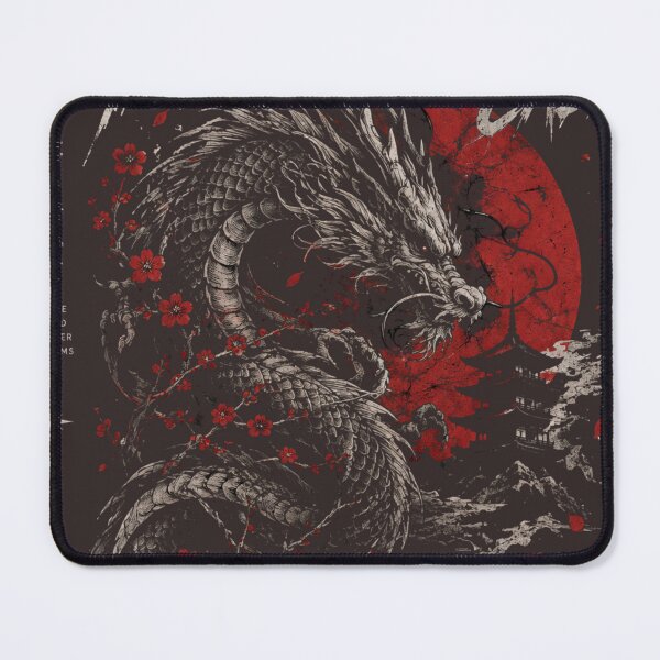 Item preview, Dark Dragon Rising – Japanese-Inspired Streetwear designed and sold by Bekado.