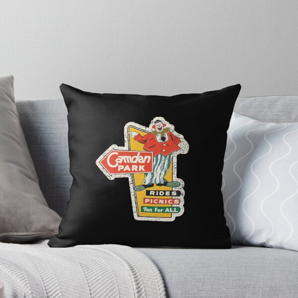 Item preview, Camden Park Vintage Clown Sign Rides Picnics Fun designed and sold by Kayliietrichdgg.