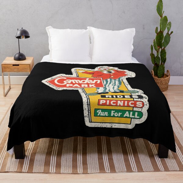 Item preview, Camden Park Vintage Clown Sign Rides Picnics Fun designed and sold by Kayliietrichdgg.