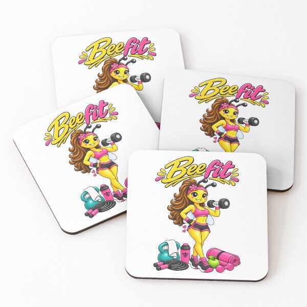 Item preview, Bee Fit – Strong & Sweet Fitness Bee designed and sold by Smiling Mood Tees.
