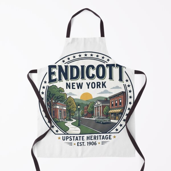 Item preview, Endicott New York Hometown T-Shirt | Vintage Upstate Heritage Design designed and sold by Mathias Yakubu Design.